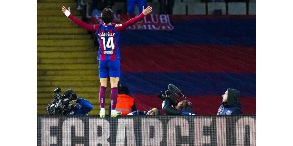 João Félix vstřelil jediný gól zápasu, když vyhrál FC Barcelona